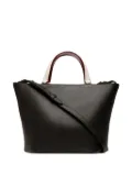 Bally geometric leather tote bag - Black