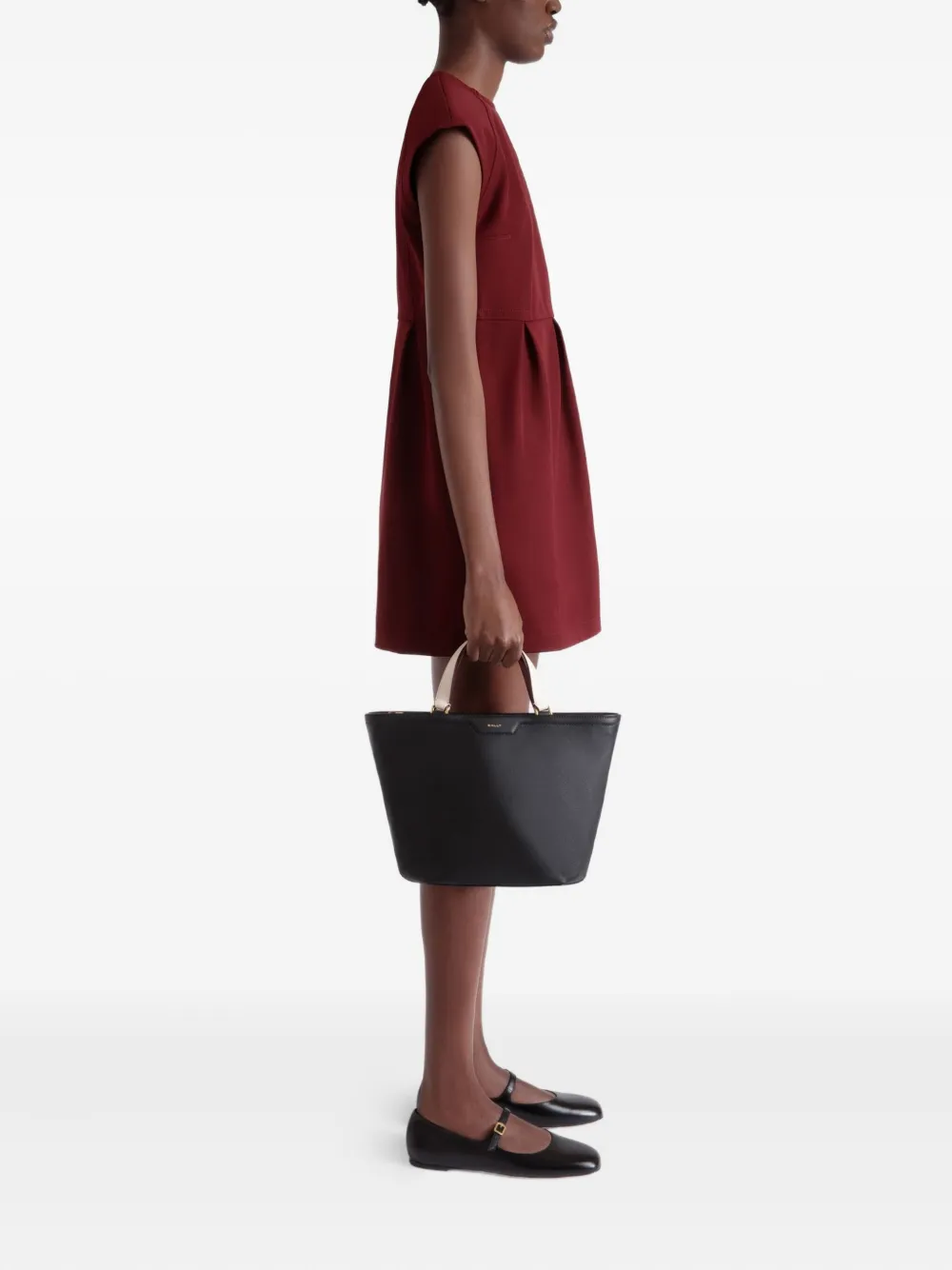 Bally geometric leather tote bag | Image 2