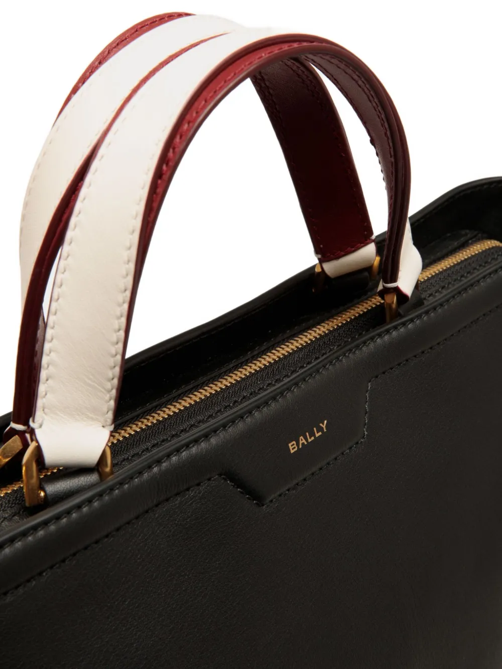 Bally Leren shopper Zwart