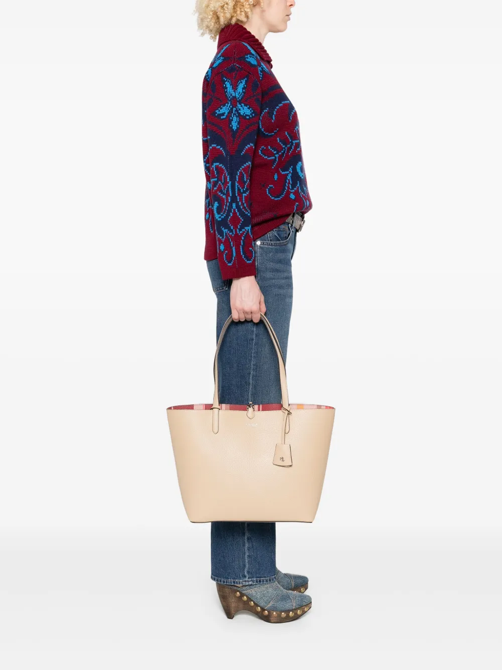 Lauren Ralph Lauren reversible tote bag - Beige