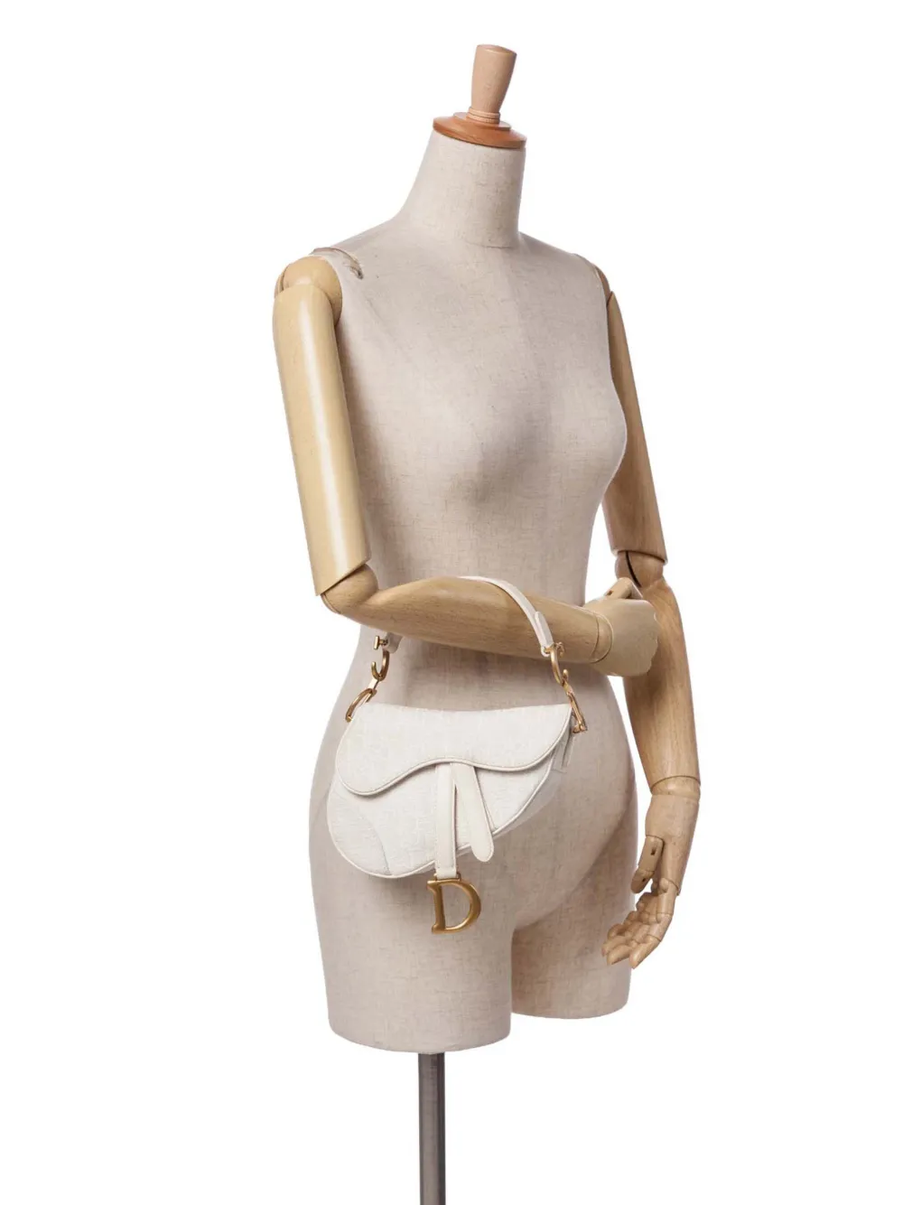 Christian Dior Pre-Owned bolsa satchel Mini Oblique Canvas Saddle Bag 2020 | Estilos de archivo | Image 2
