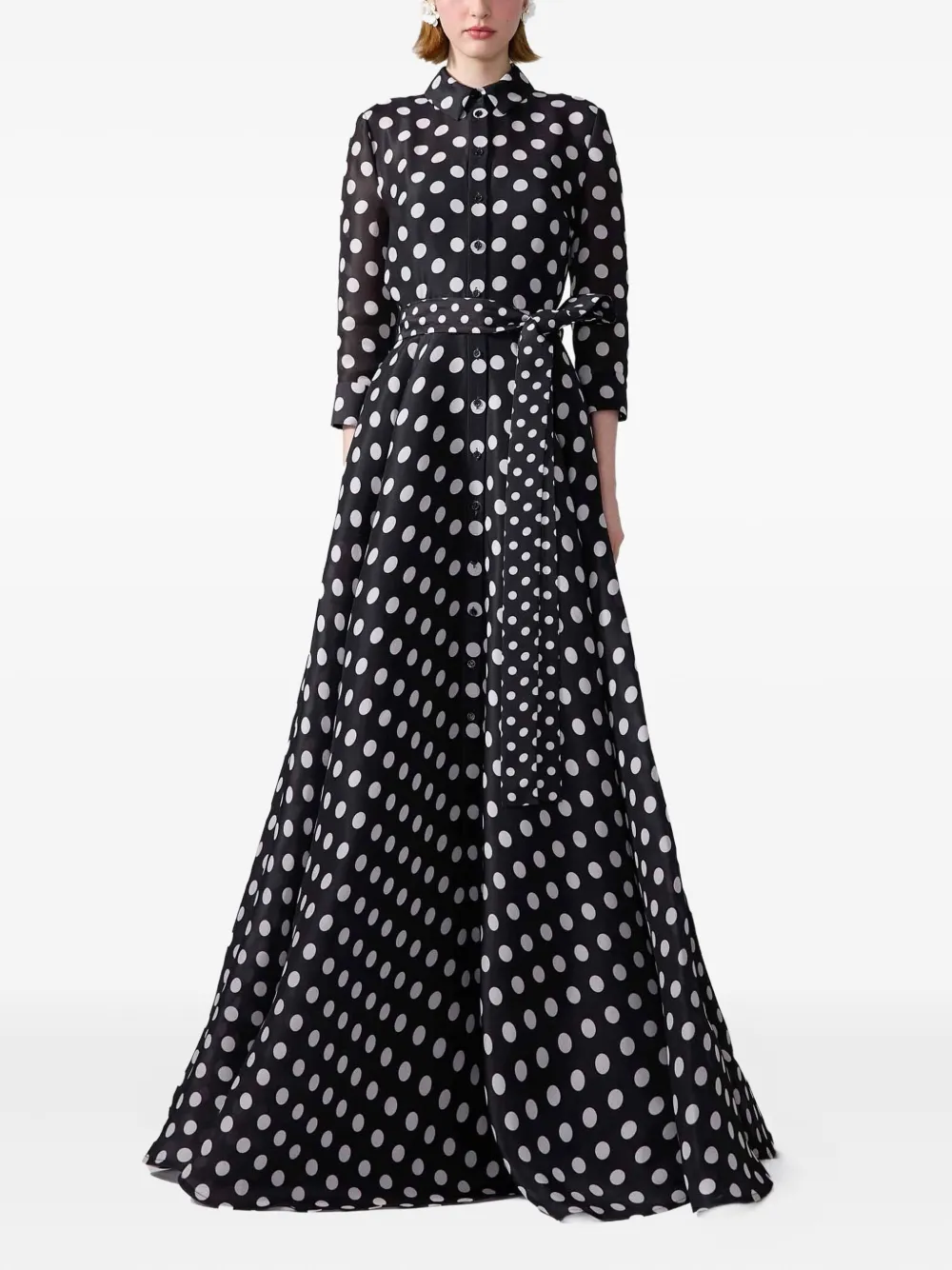 Carolina Herrera polka dot-pattern maxi dress | Evening Dresses | Image 2