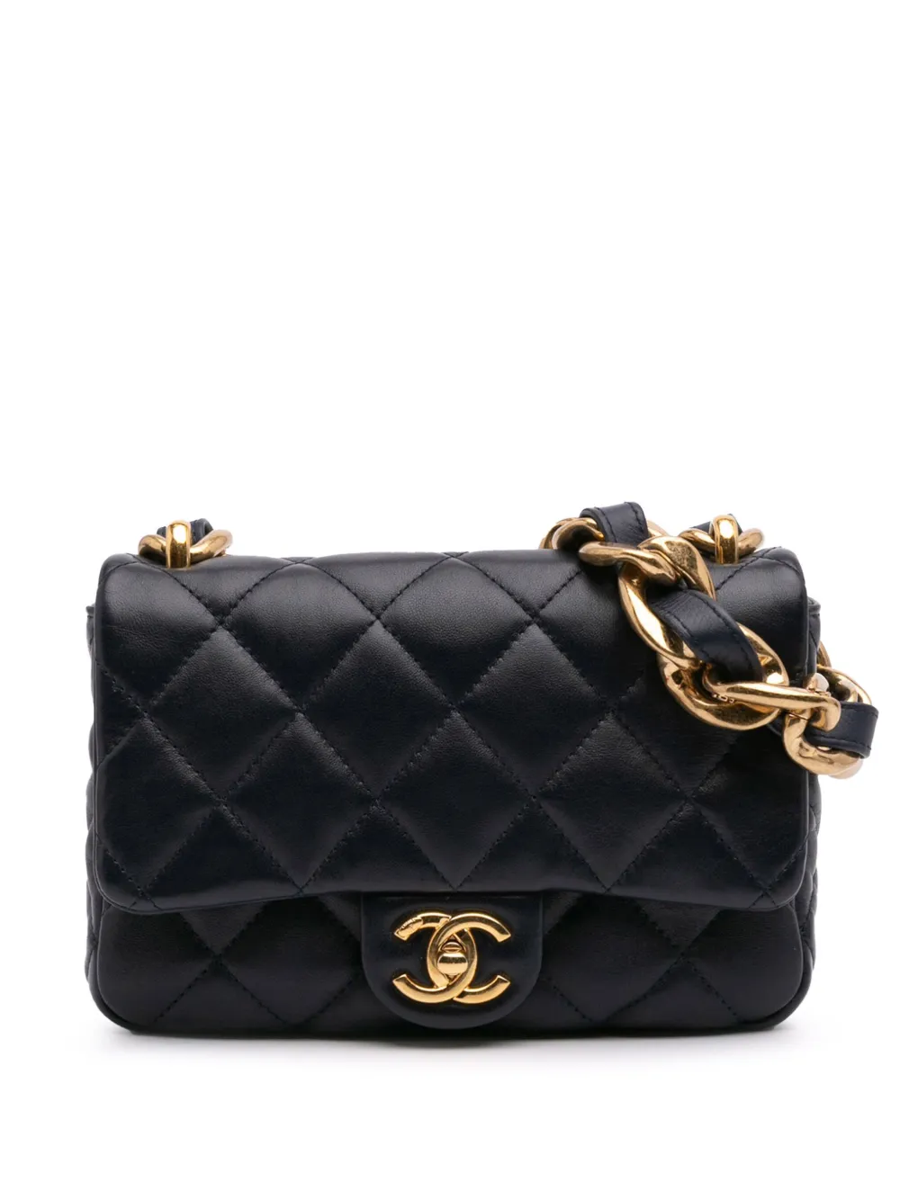 CHANEL Pre-Owned 2021-2025 Small Quilted Lambskin Funky Town Flap CHANEL Pre-Owned 2021-2025 Small Quilted Lambskin Funky Town Flap