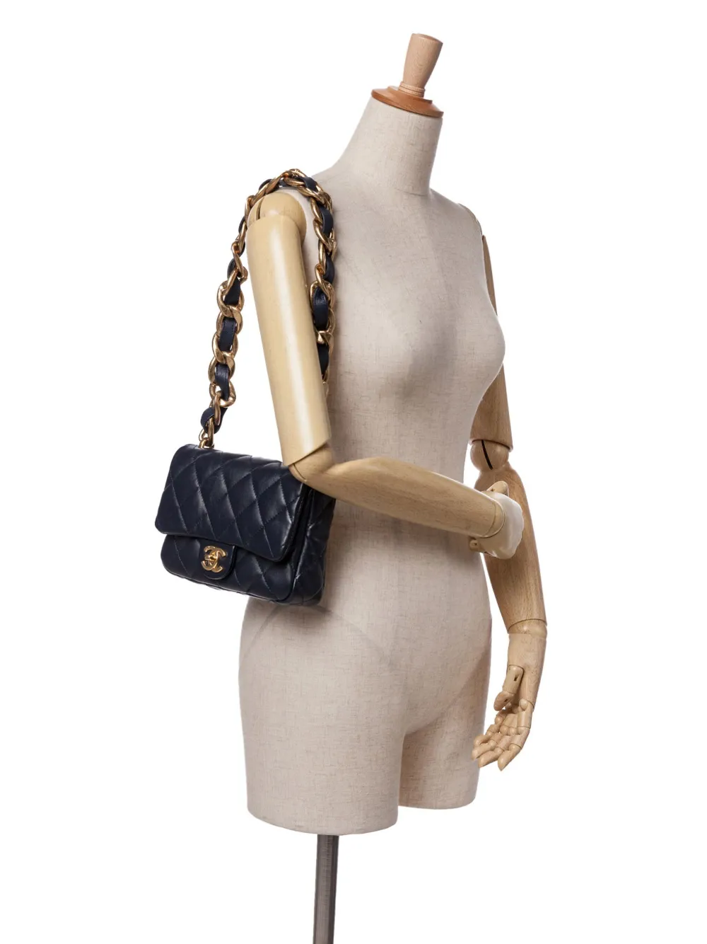 CHANEL Pre-Owned 2021-2025 Small Quilted Lambskin Funky Town Flap shoulder bag | Pre-Owned | Image 2