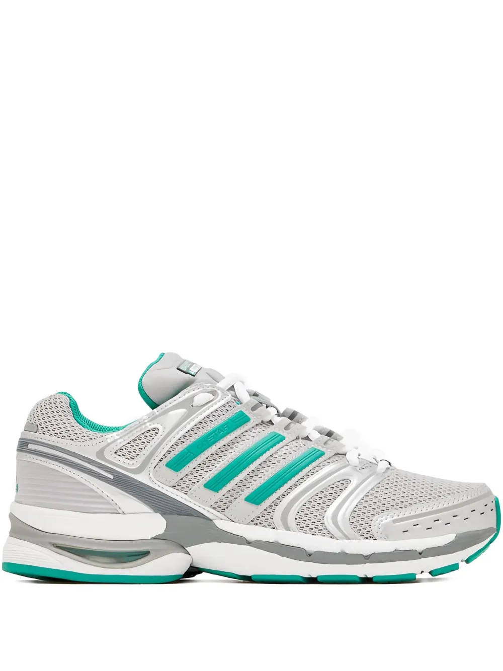 Adidas Originals X Sporty & Rich Three-stripe Sneakers In Gray