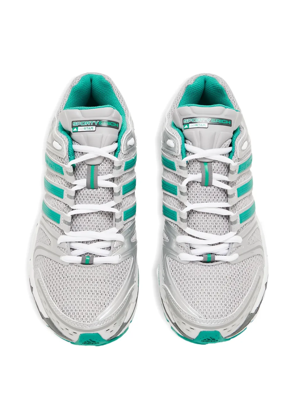 adidas x Sporty & Rich three-stripe sneakers Grey