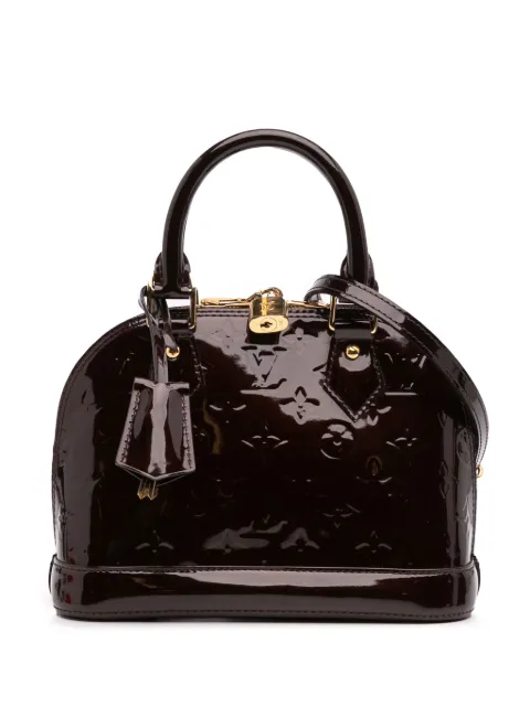 Louis Vuitton Pre-Owned 2015 Monogram Vernis Alma BB satchel
