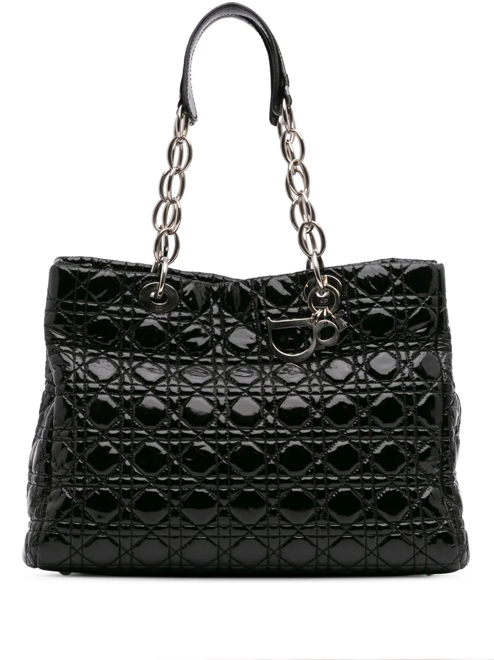 Christian Dior Pre-Owned 2010 ラージ カナージュ レディ ディオール ソフト ショッピング トートバッグ - Christian Dior Pre-Owned 2010 ラージ カナージュ レディ ディオール ソフト ショッピング トートバッグ -