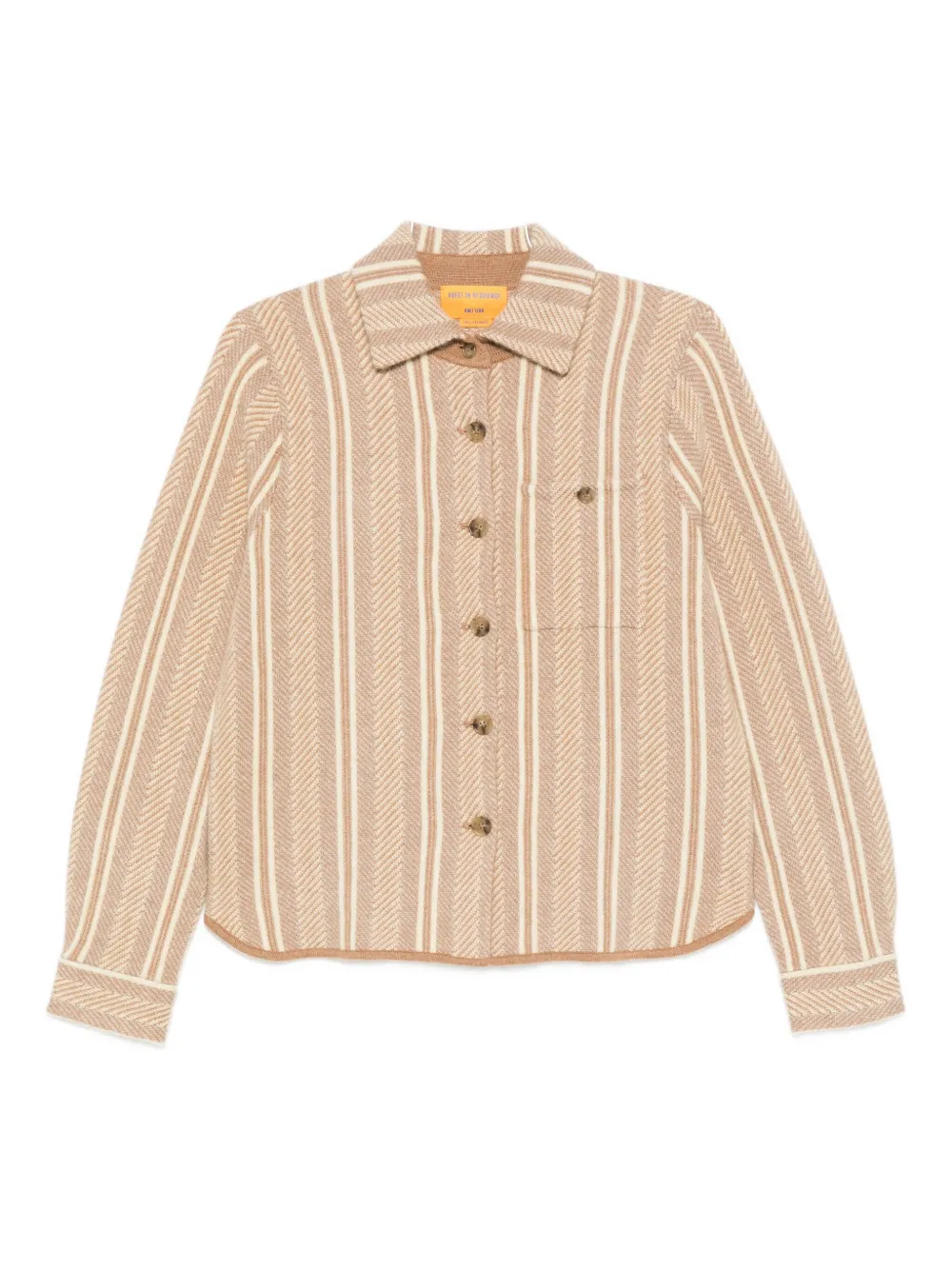 Guest In Residence Cashmere Shirt In Neutral