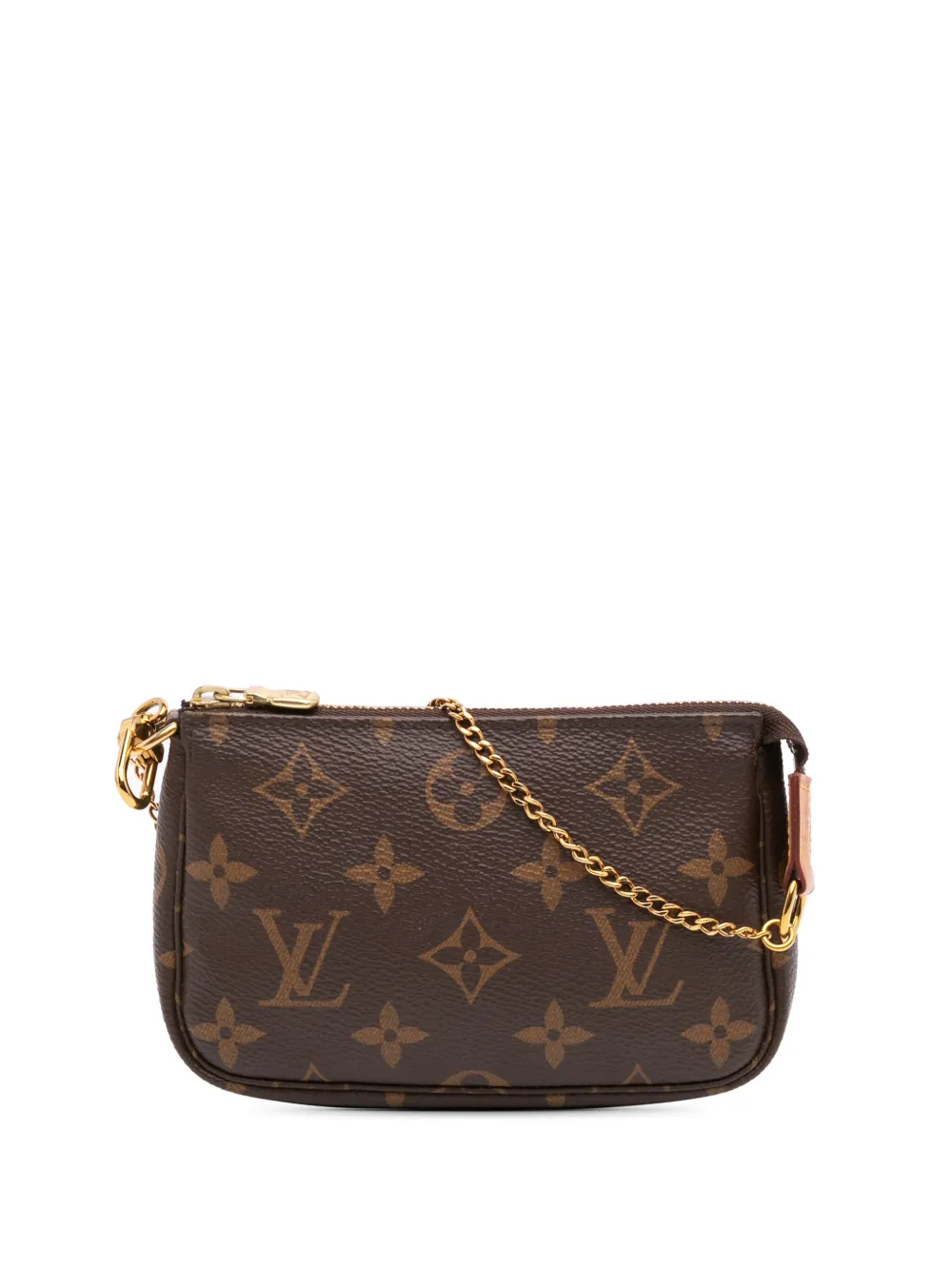 Louis Vuitton Pre-Owned 2020 Monogram Mini Pochette Accessoires handbag | Brown | Image 1