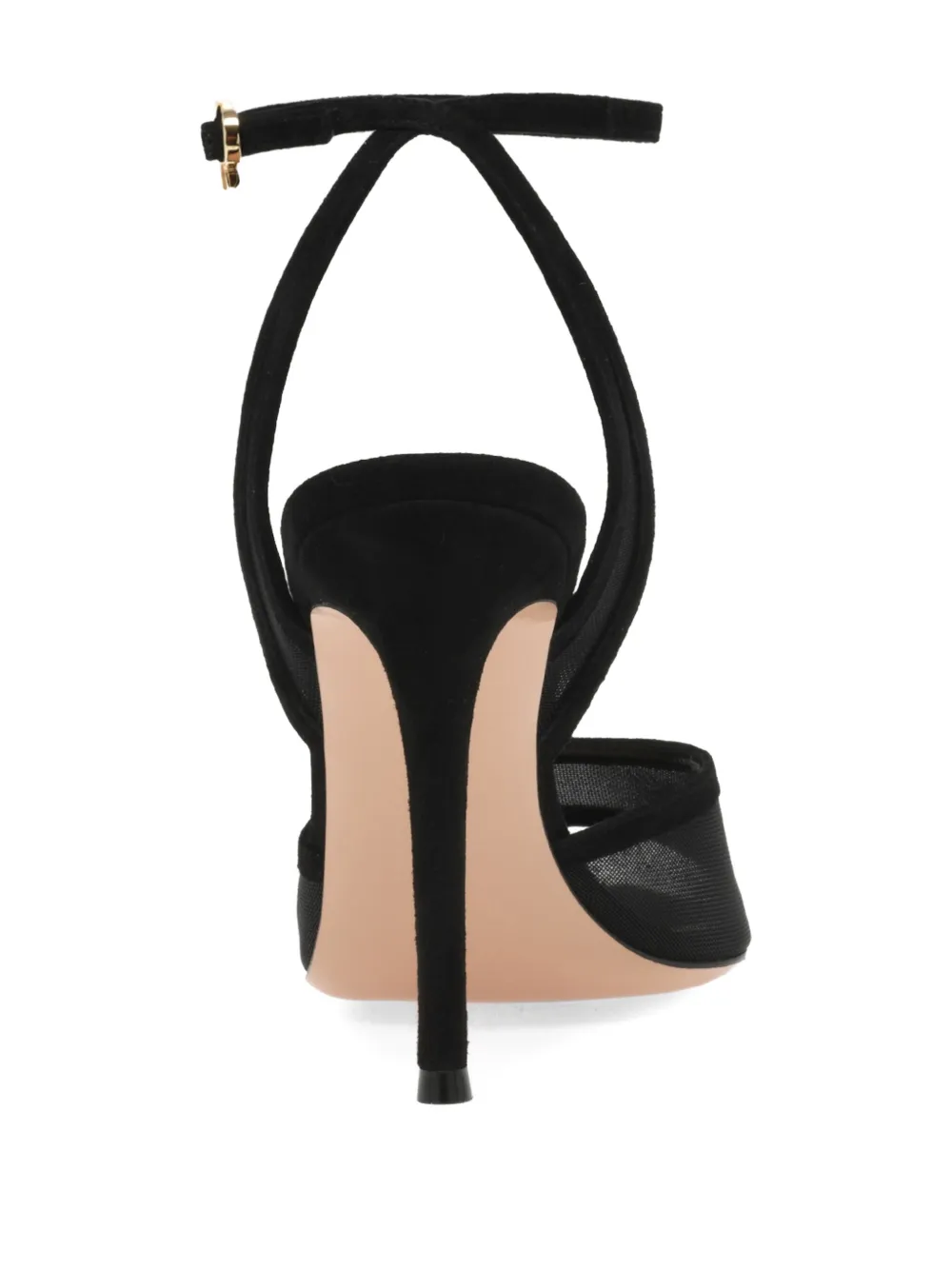 Gianvito Rossi 100 mm Doreta slingback sandalen Zwart