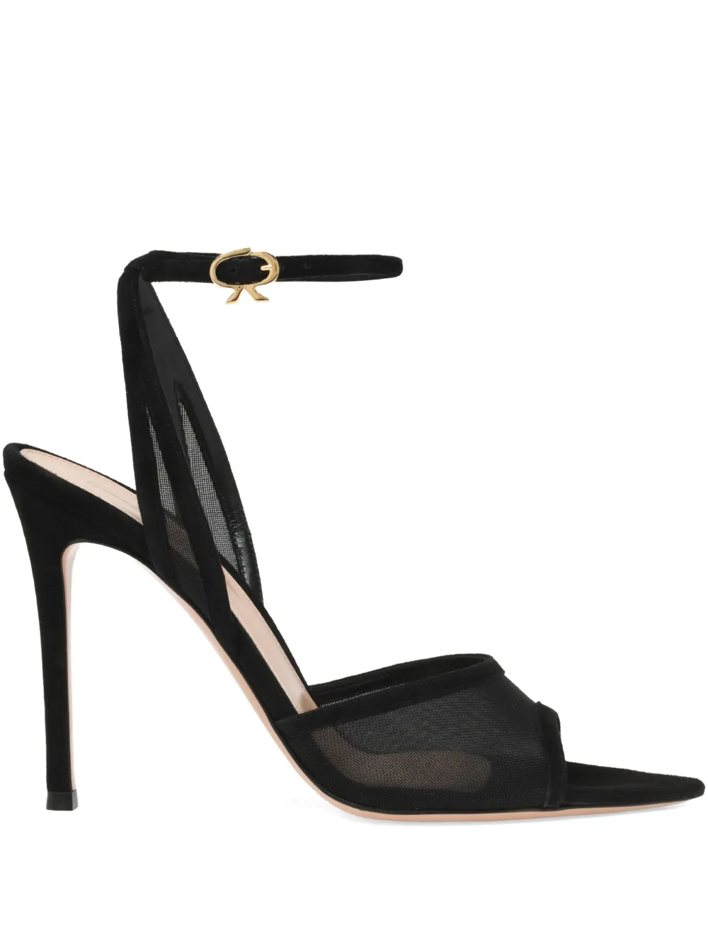 Gianvito Rossi 100mm Doreta slingback sandals Black