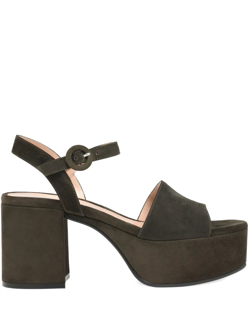 Gianvito Rossi 35mm leather sandals Green