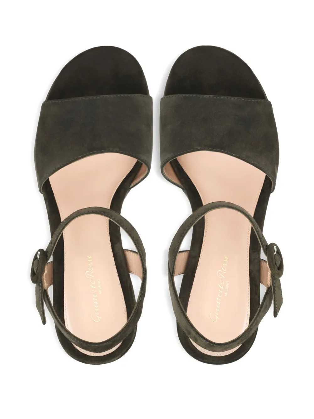 Gianvito Rossi 35mm leather sandals Green