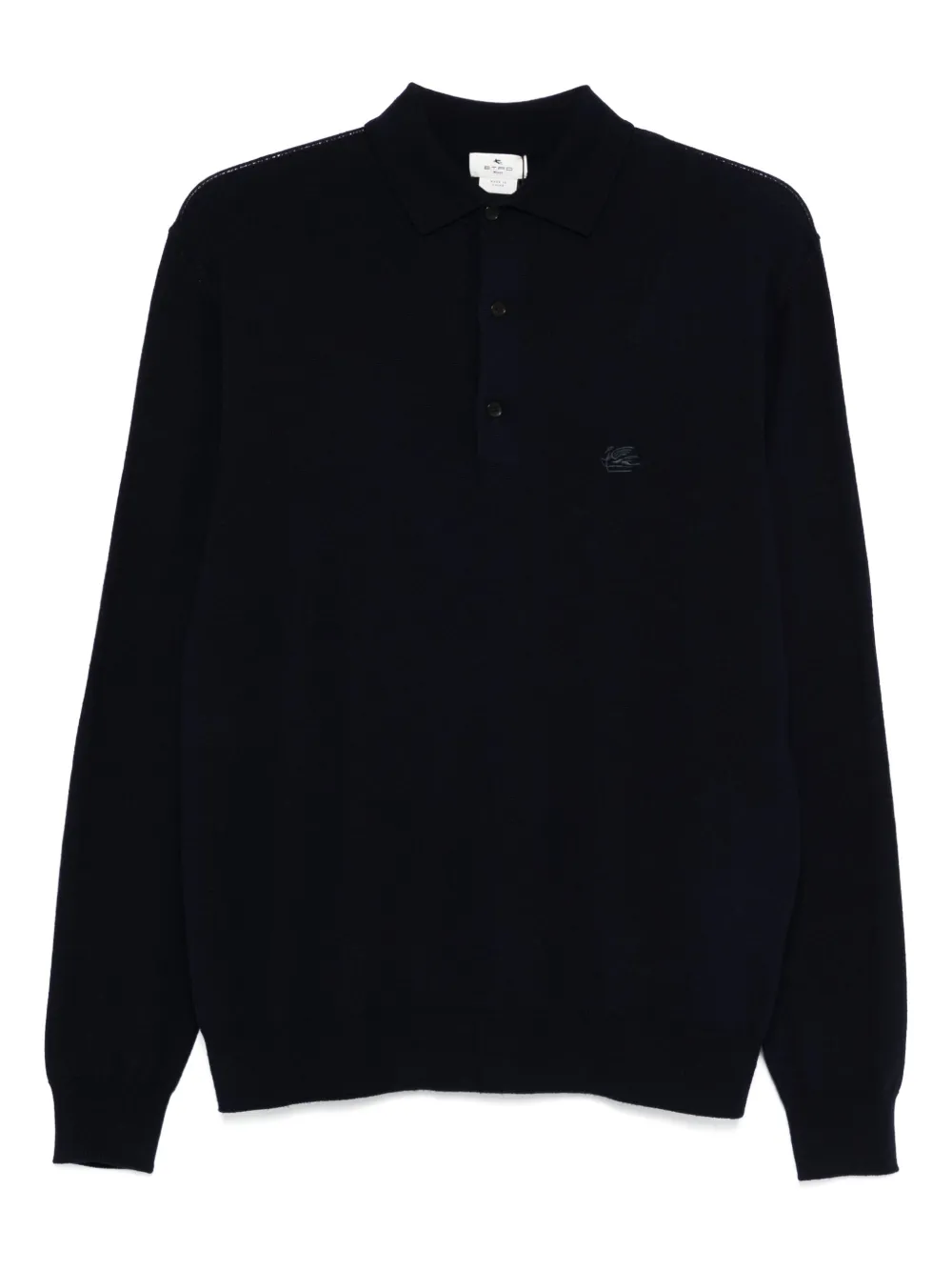 embroidered-logo polo shirt