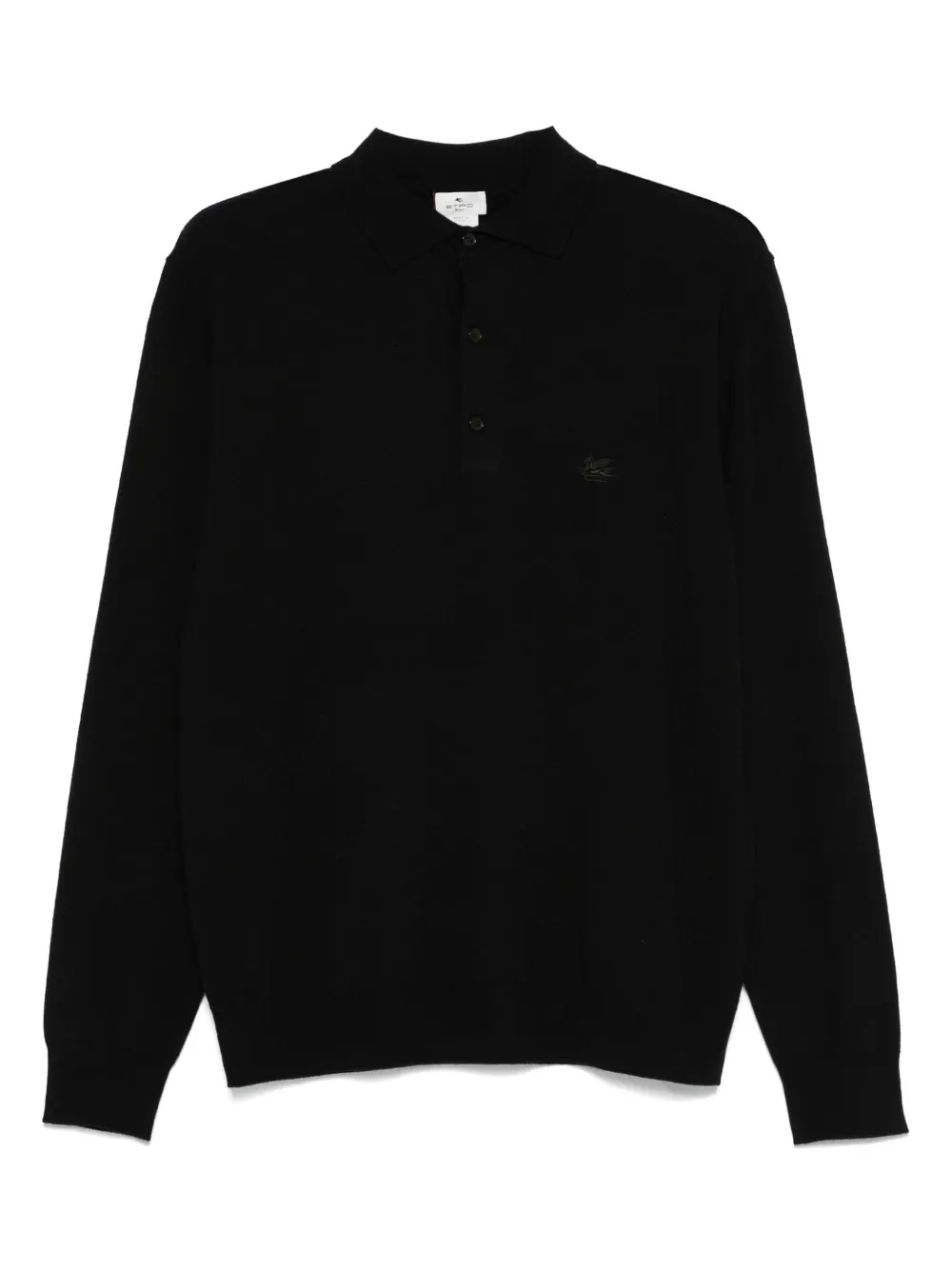 embroidered-logo polo shirt