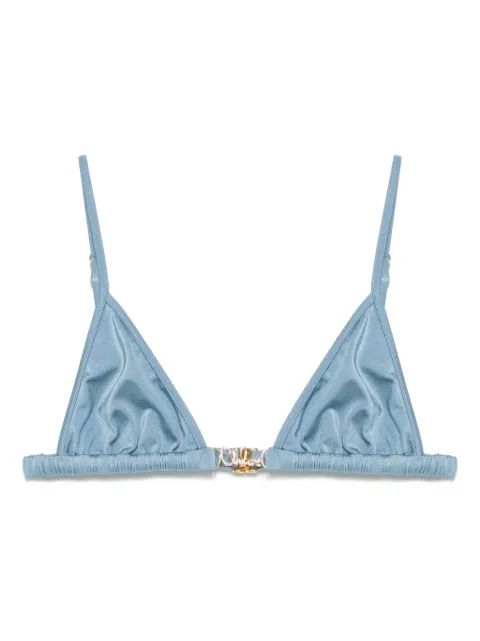 Chloé logo-lettering bikini top