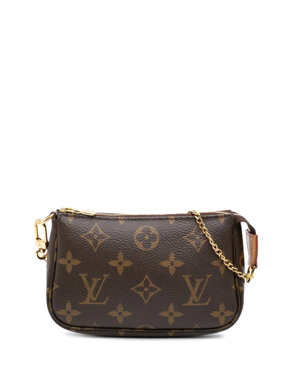 Louis Vuitton Pre-Owned 2020 Monogram Mini Pochette Accessoires handbag | Brown | Image 1