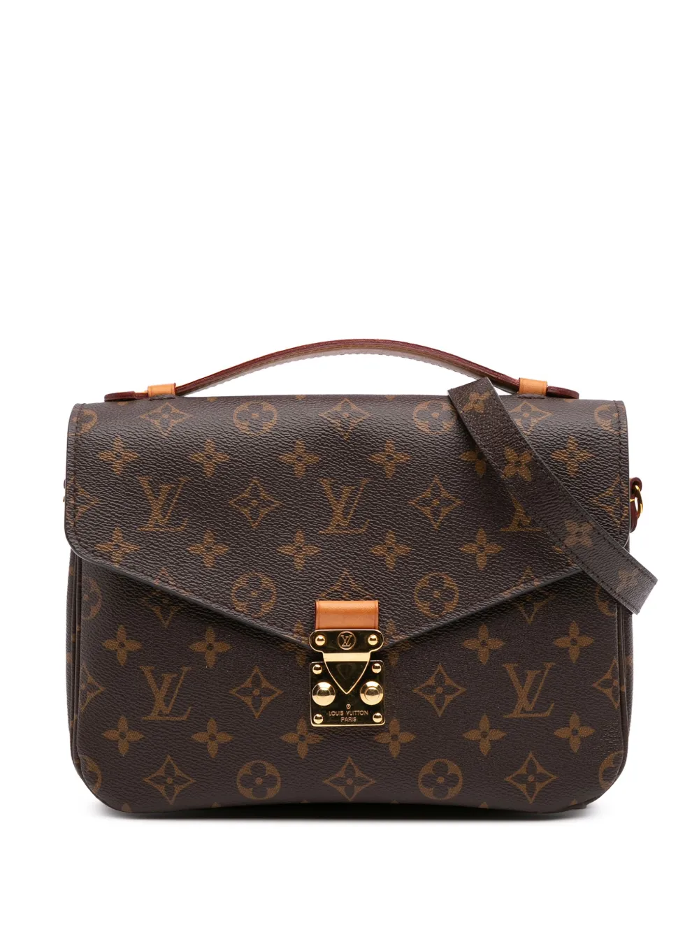 Louis Vuitton Pre-Owned 2019 Monogram Pochette Metis satchel | Brown | Image 1