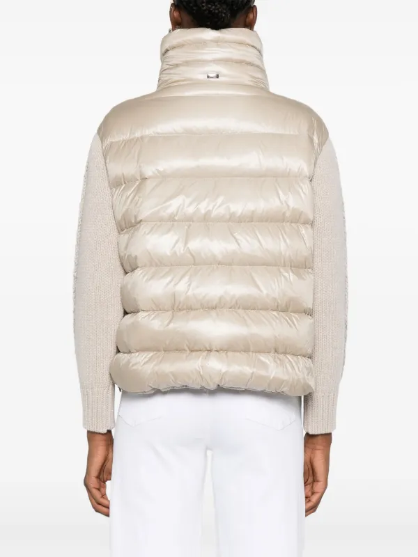 HERNO ロゴモチーフパデッドジャケット 【関税込】 Herno パデッドジャケット | ニュートラル | FARFETCH JP