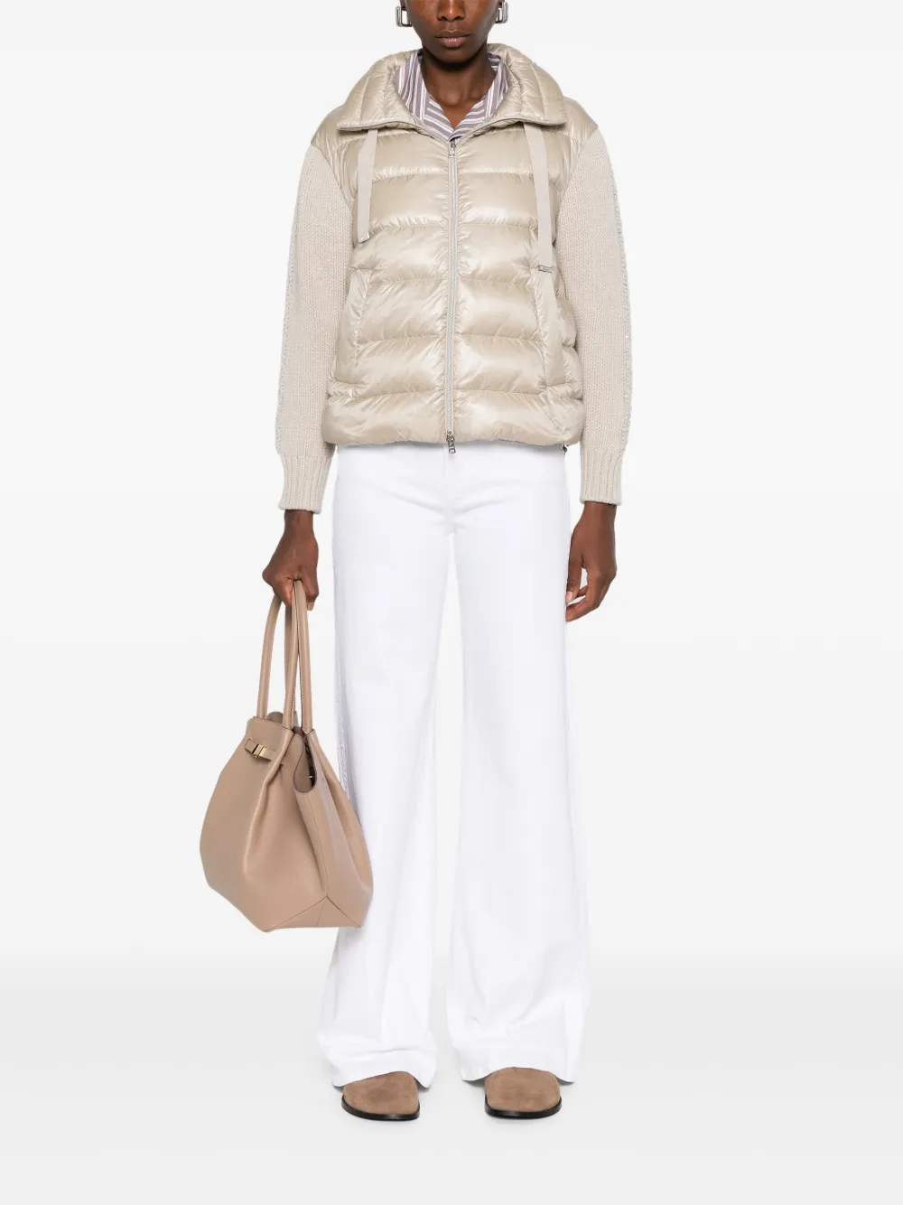 Herno panelled puffer jacket | Puffer Jackets | Image 2