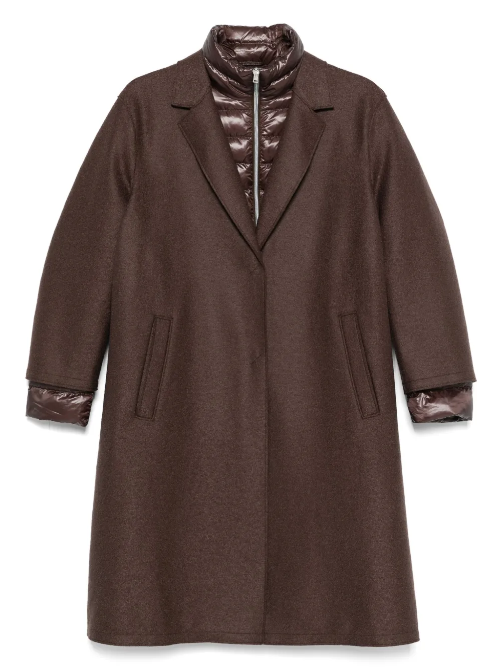 Herno double-layered coat | Braun | Image 1