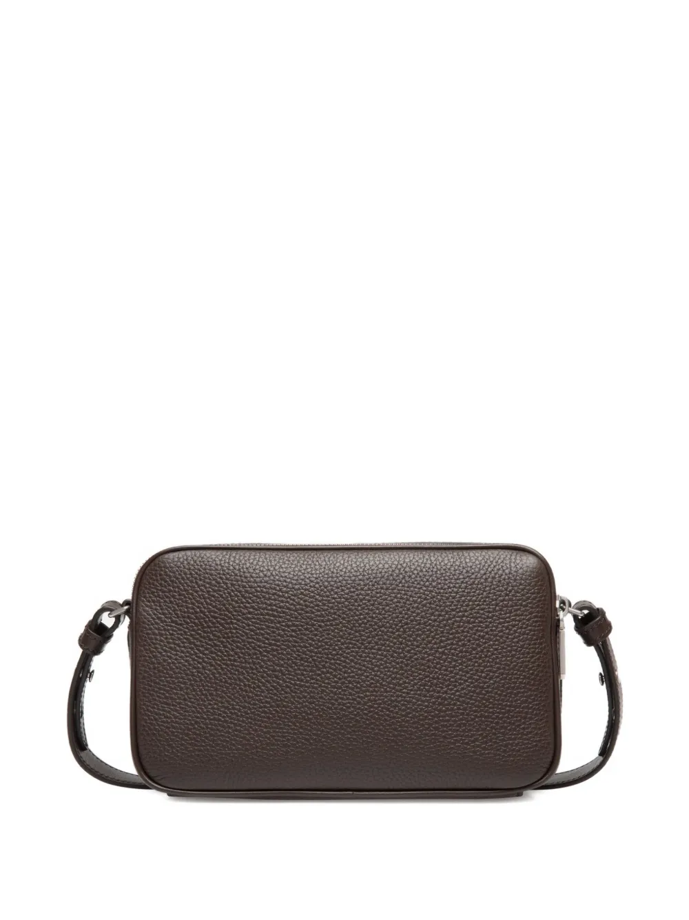 Bally Oeden double-compartment logo messenger bag Bruin