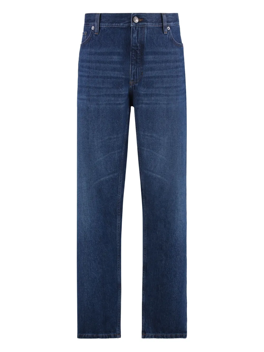 Zegna Roccia jeans met logopatch Blauw