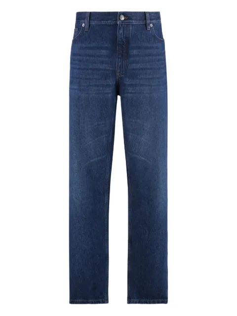 Zegna Roccia logo-patch jeans