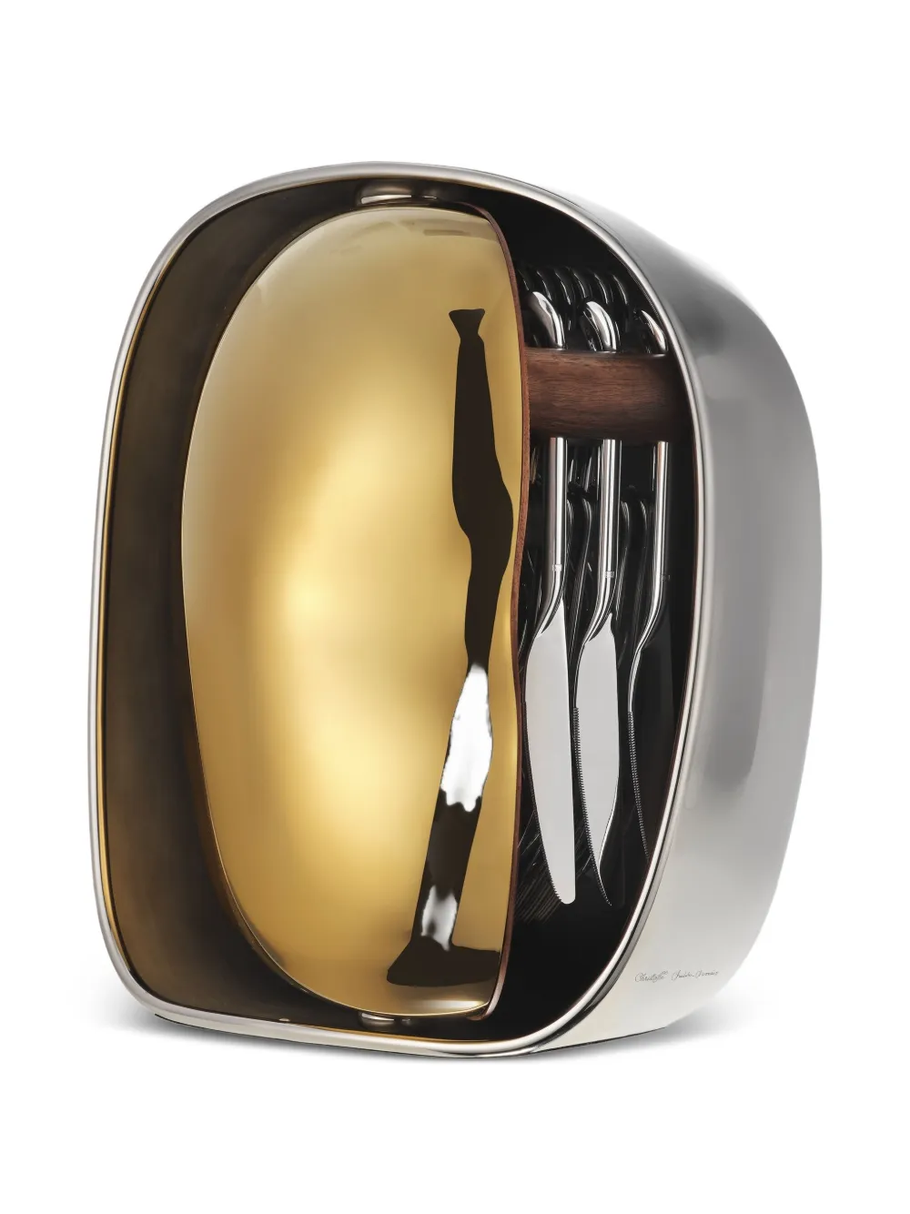 Christofle Carrousel Flatware (6-person Setting) In Gold
