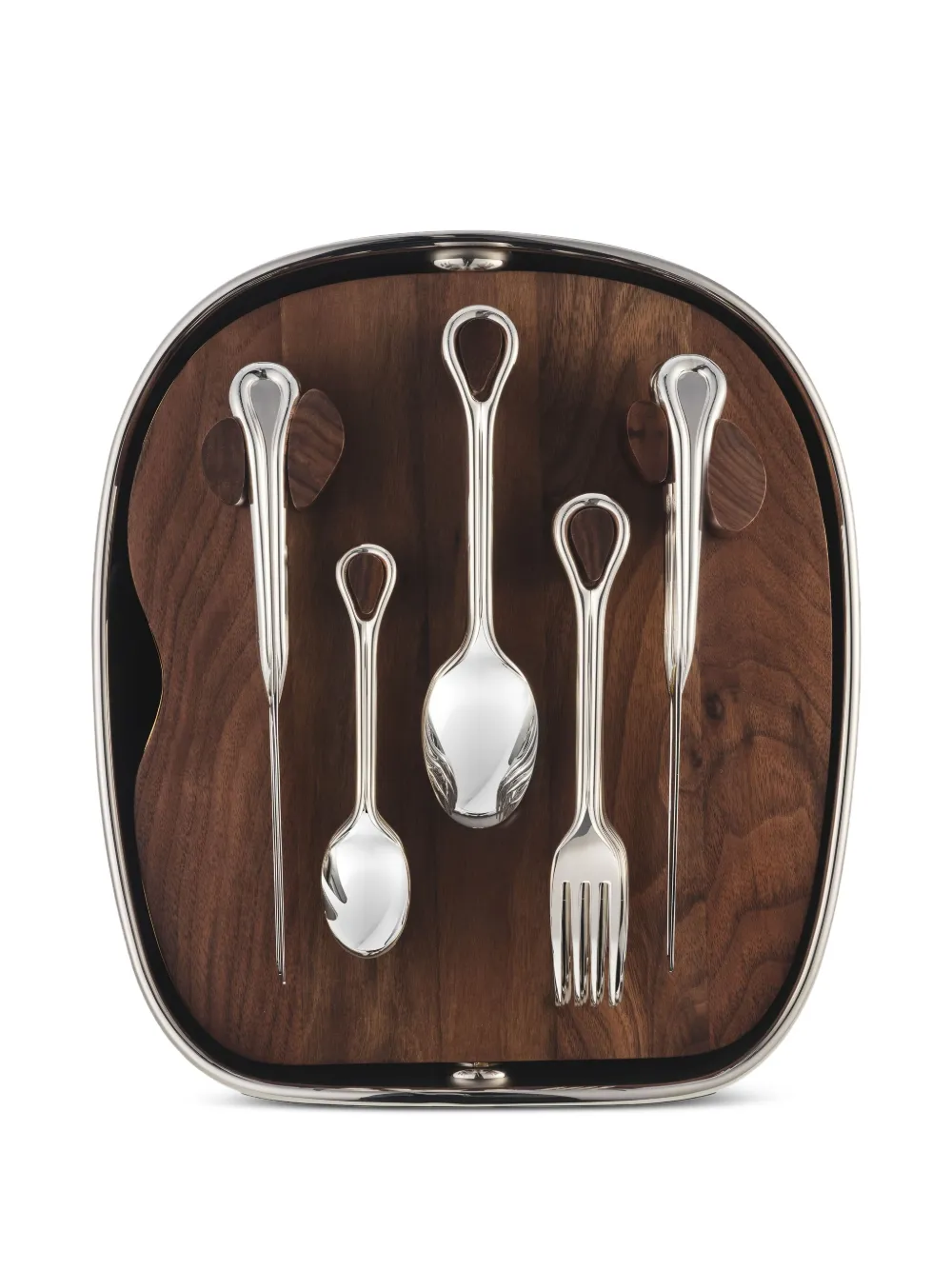 Christofle Carrousel silver-plated shell flatware set (24 pieces) | Silver | Image 1