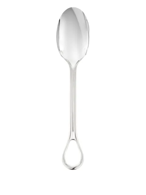 Christofle cuchara para postre bañada en plata
