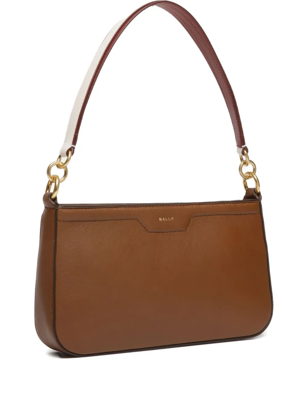 Bally Kleine leren schoudertas Bruin