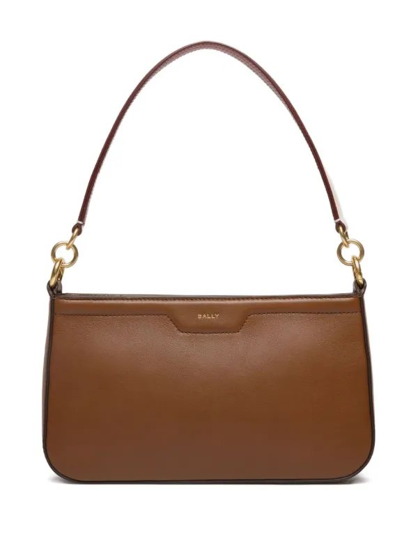 Bally Mini Leather Shoulder Bag | Brown | FARFETCH