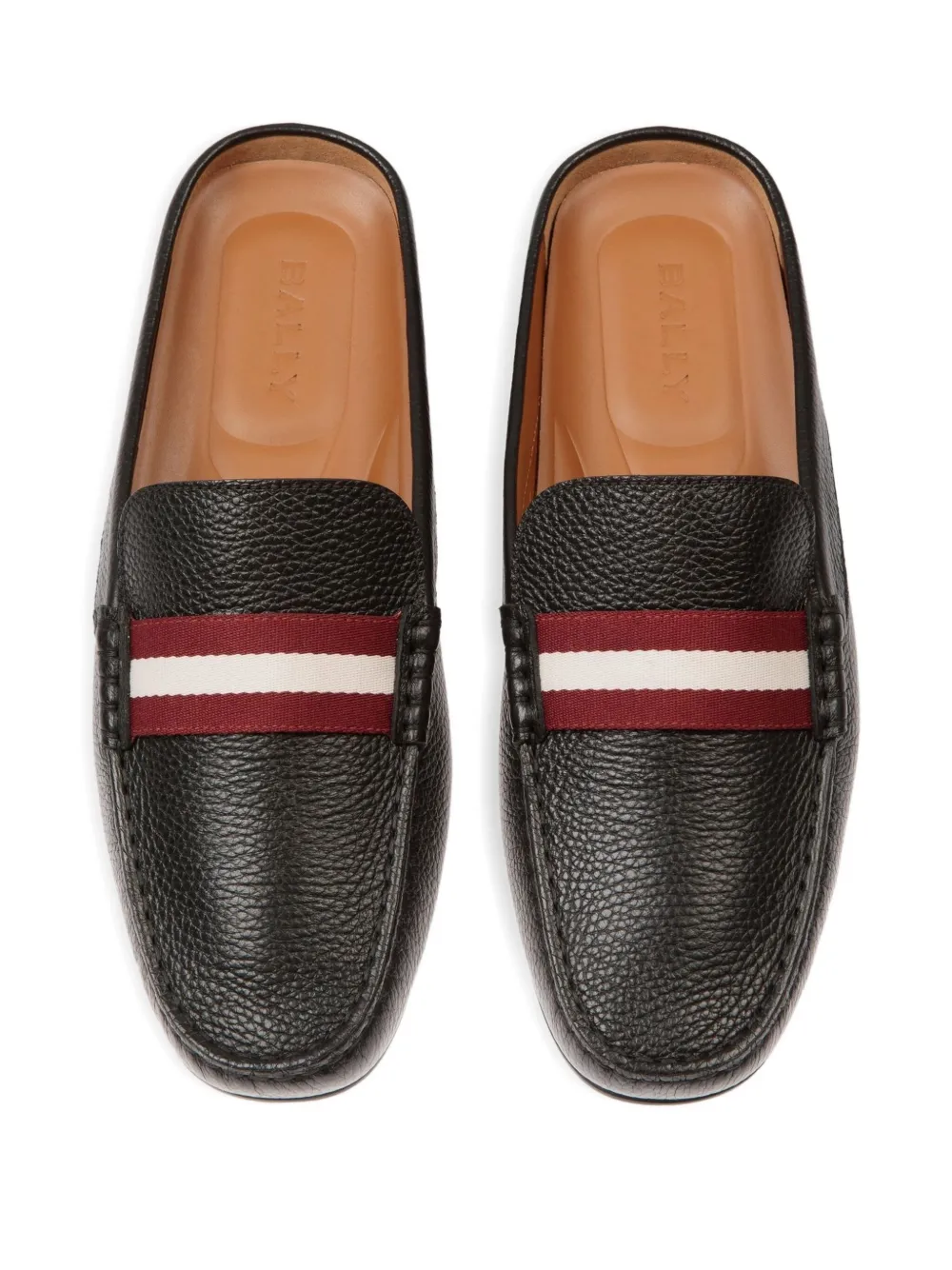 Bally Clay leren loafers Zwart