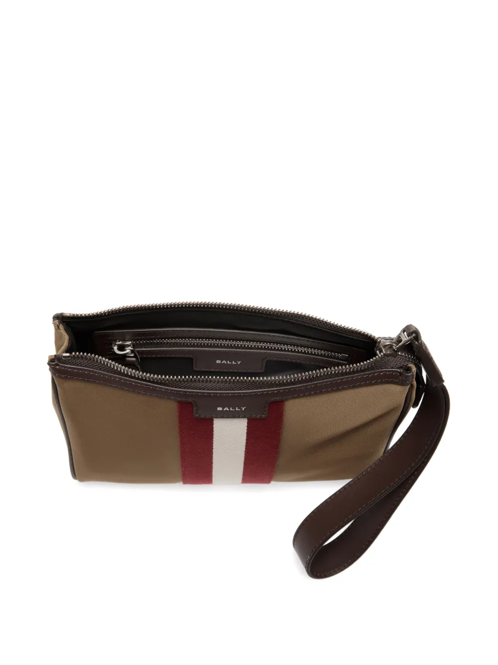 Bally Code buidel met rits Beige