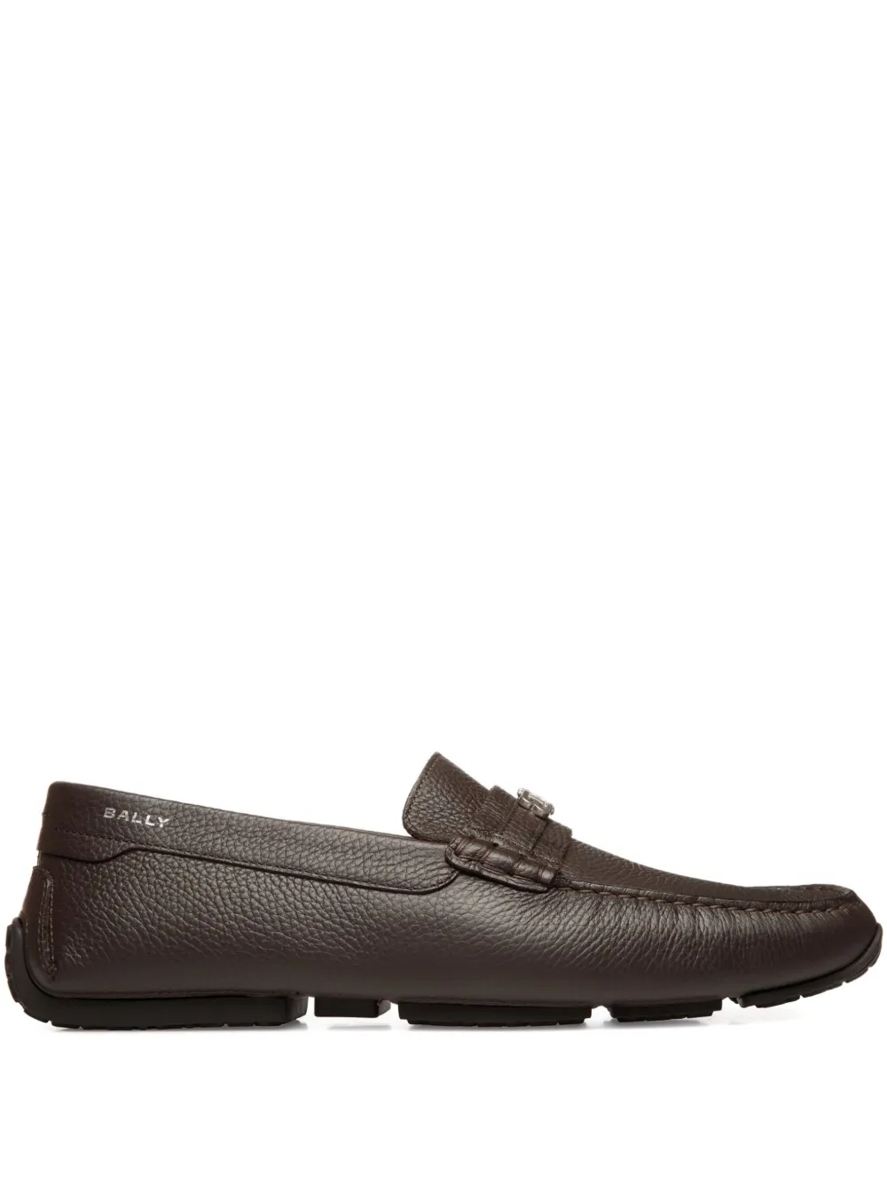 Bally Pilot leren loafers Bruin