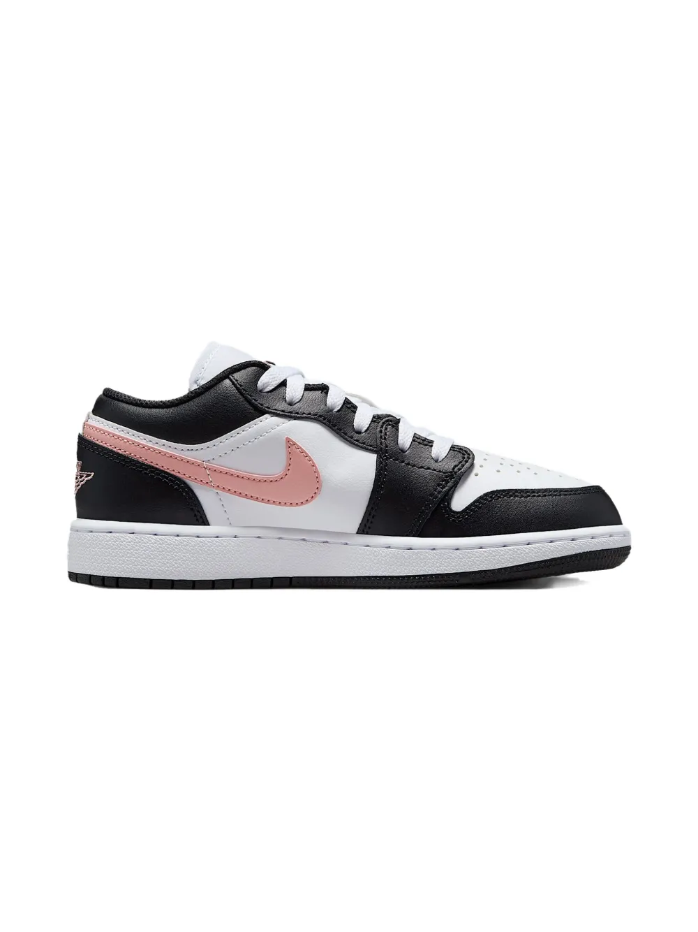 Jordan Kids Jordan 1 Low "White Black Rust Pink" sneakers