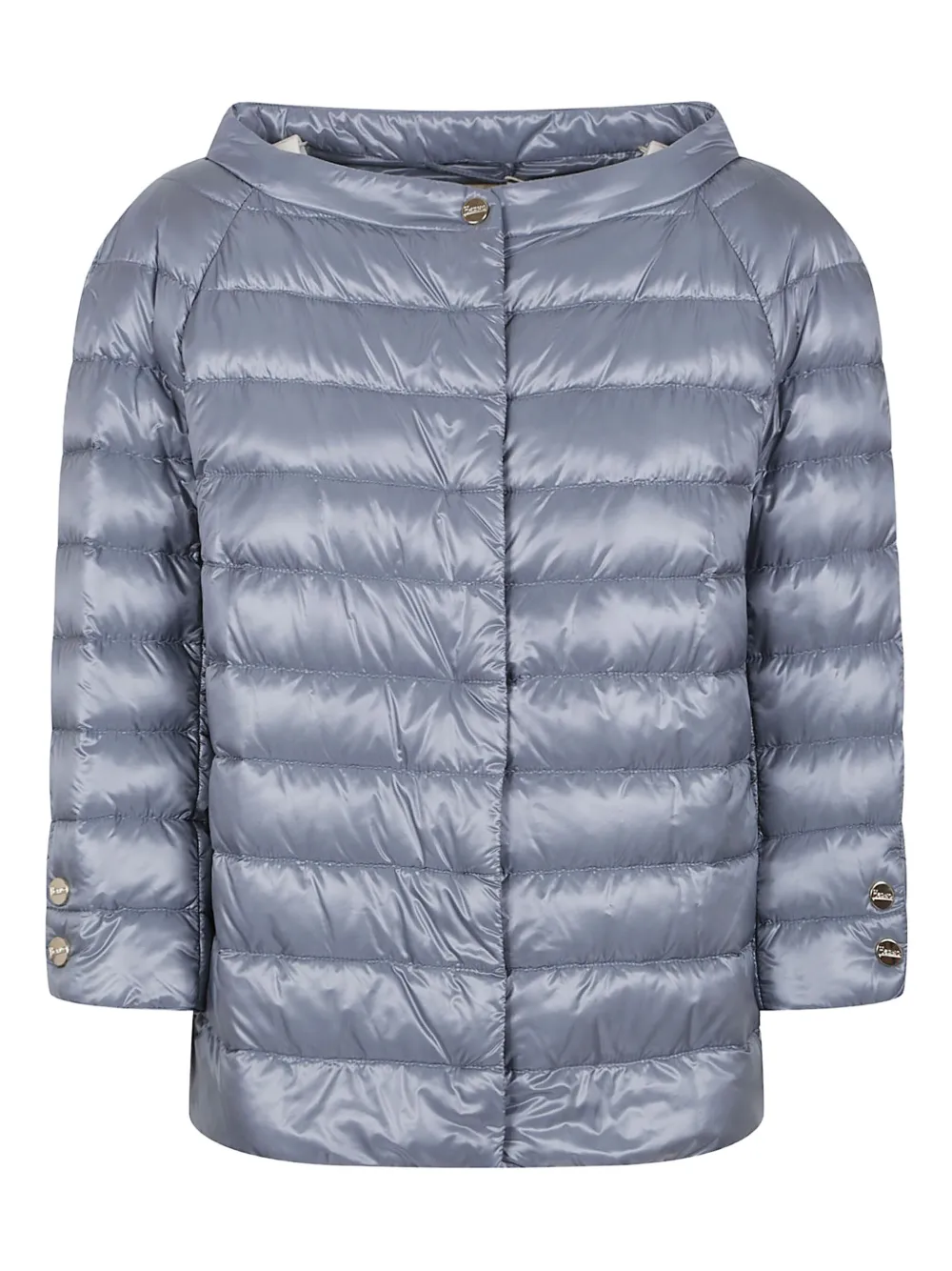 Herno quilted three-quarter sleeve jacket | Blue | Image 1