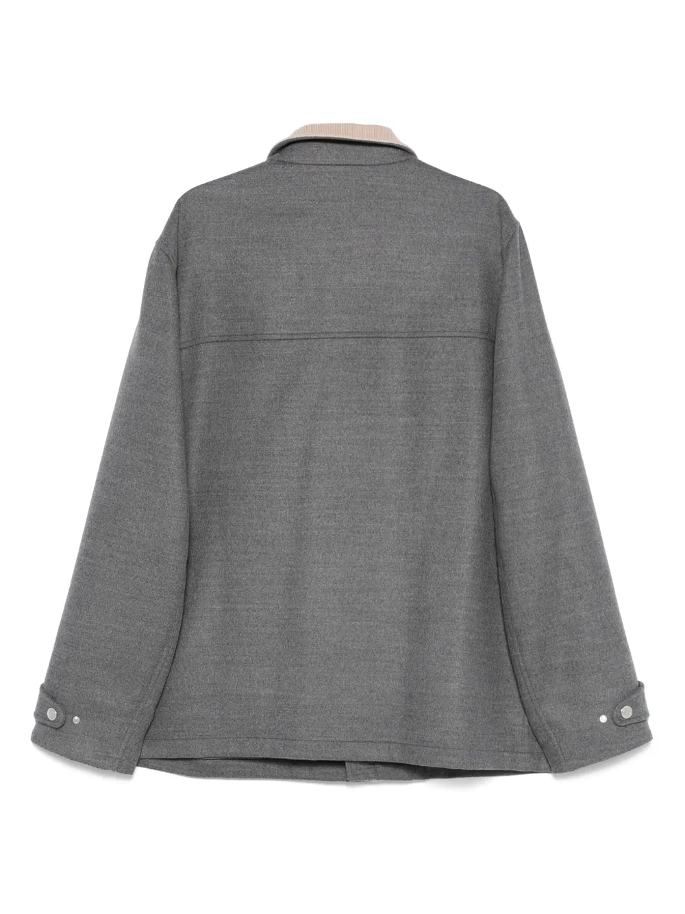 Brunello Cucinelli contrast-collar jacket | Sobrecamisas | Image 2