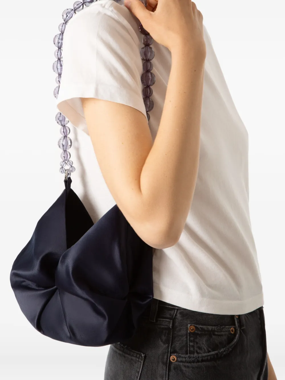 0711 small Rosh shoulder bag - Blauw