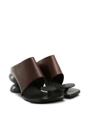 シューズ・サンダルその他 UMA WANG Woman Flat sandals Brown US9075 UW69 UMA WANG: Flat sandals woman - Brown | Uma Wang flat sandals