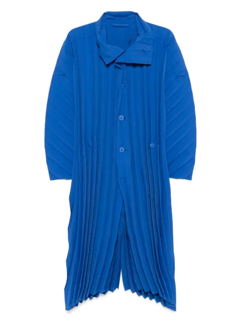 Homme Plissé Issey Miyake plissé coat
