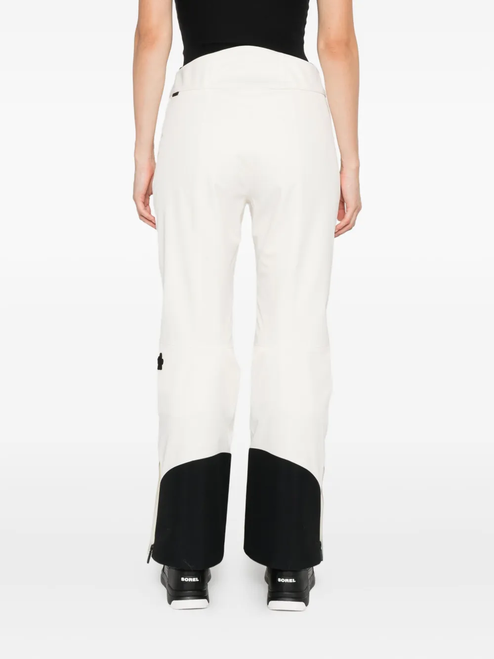 Moncler Belted Ski Trousers In White