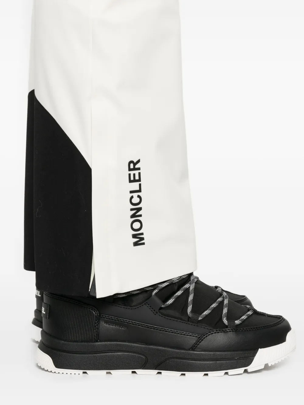 Moncler Grenoble Skibroek met ceintuur Wit