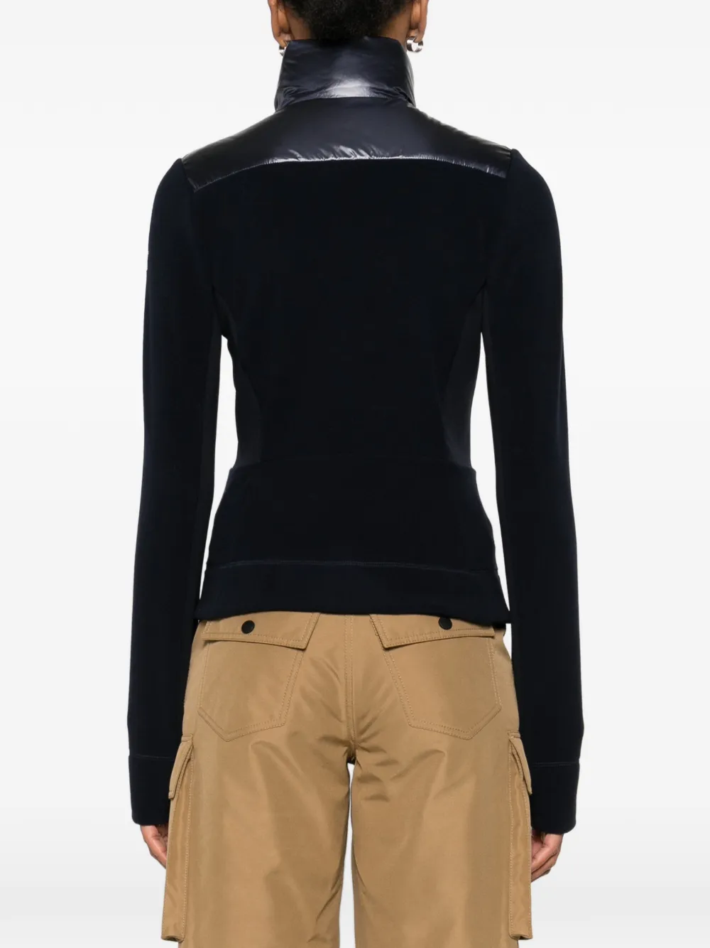 Moncler Grenoble Gewatteerd jack met rits Blauw