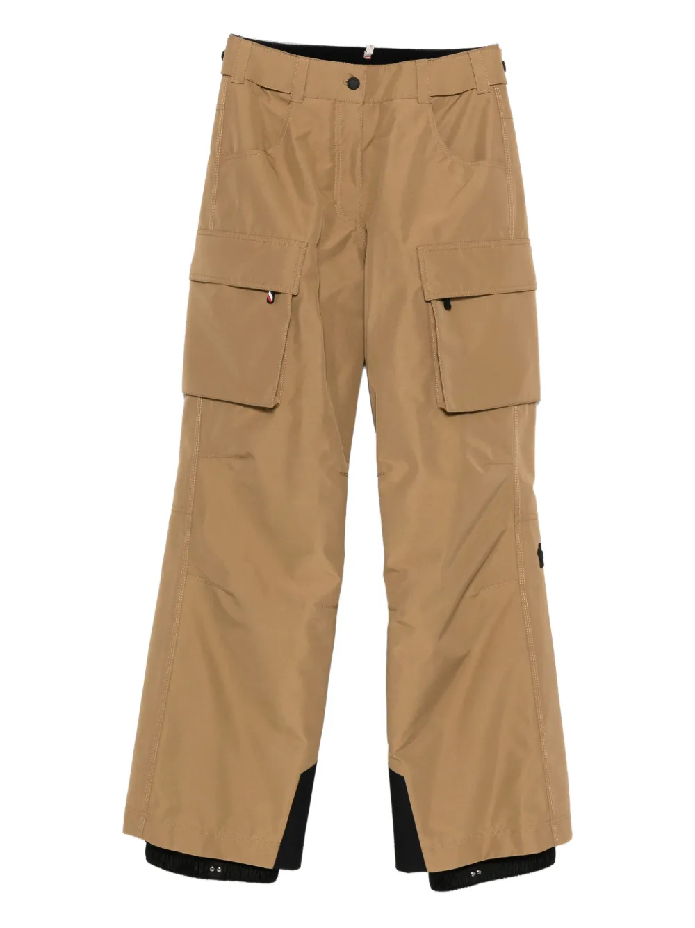 Moncler Grenoble flap-pocket padded ski trousers | Brown | Image 1