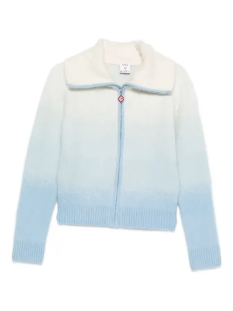 Casablanca gradient zip-up cardigan