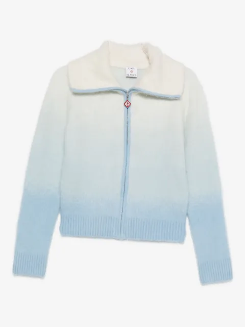 Casablanca gradient zip-up cardigan