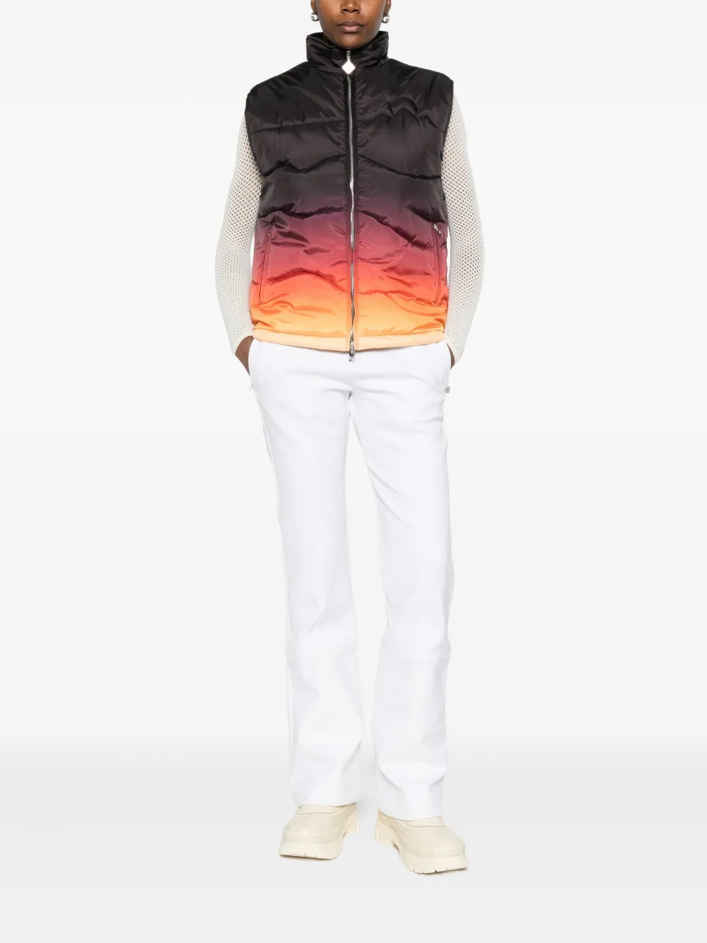 Casablanca Zip-up Ski Jacket In Black